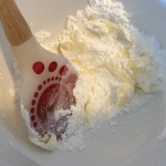 cream butter/sugar
